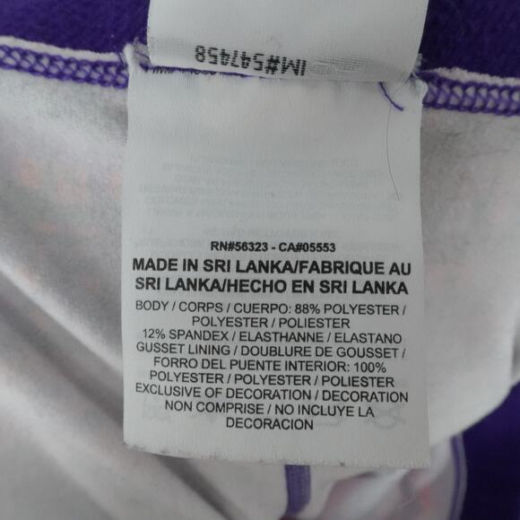 Nike Pro Leggings Womens XL Purple Pink Dri‎ Fit Aztec Design Athleisure Gym - Picture 12 of 13